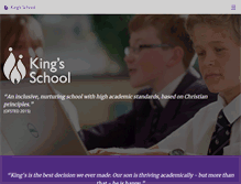 Tablet Screenshot of kingsschoolhove.org.uk